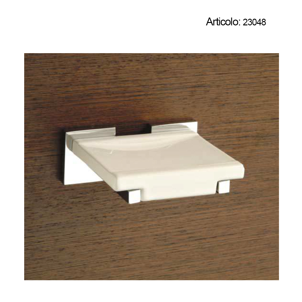 Spinardi Portaspugna bagno ottone cromato