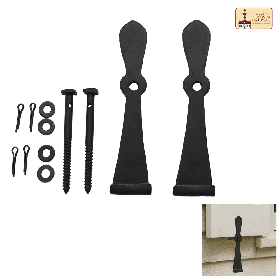 Mystic Colonial Fermaimposte Ferro 18 cm Set 2 Pezzi Esterno