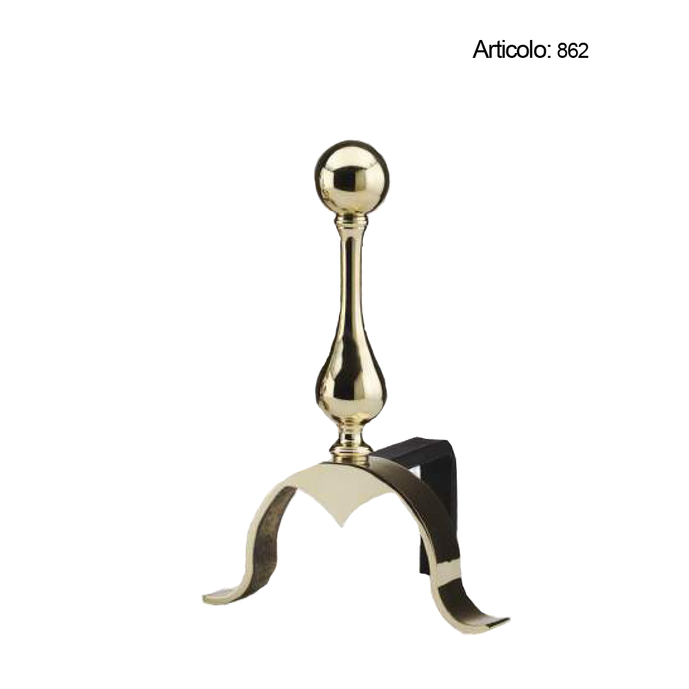 Spinardi 41 Set Attrezzi Camino Ottone H 610 mm