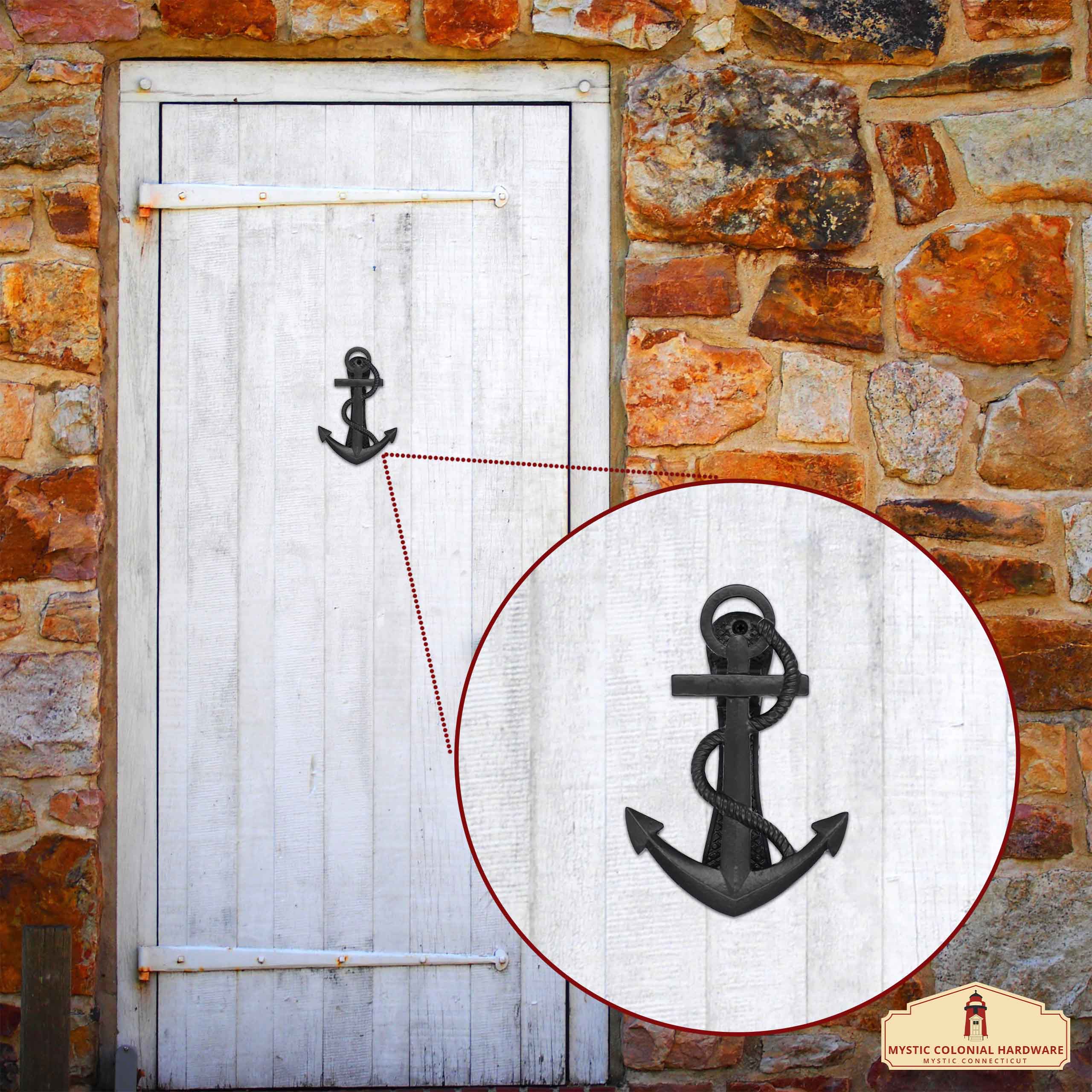 Mystic Colonial Ancora battente porta ferro 15 cm