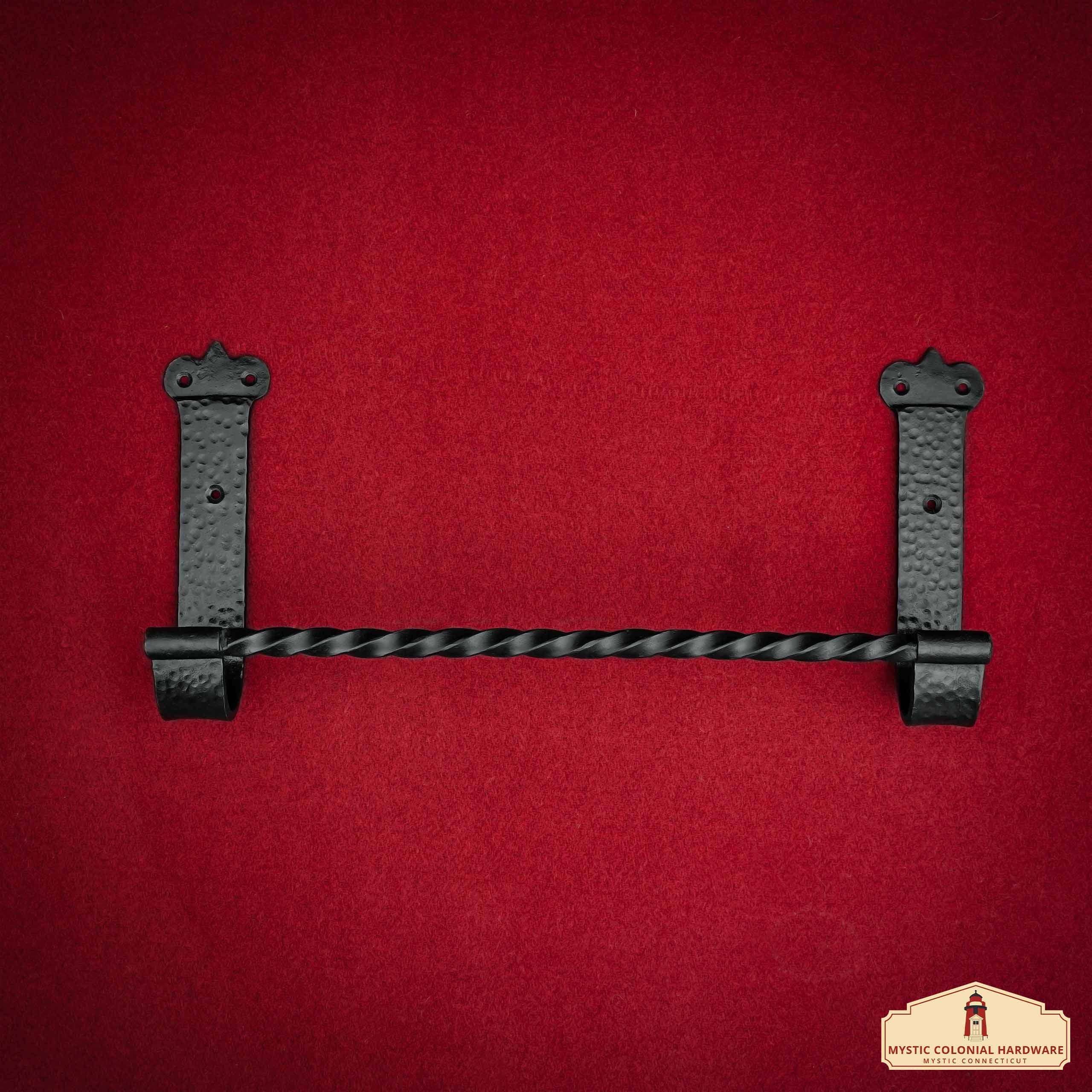 Mystic Colonial Hardware porta asciugamani parete ferro 39,5 cm
