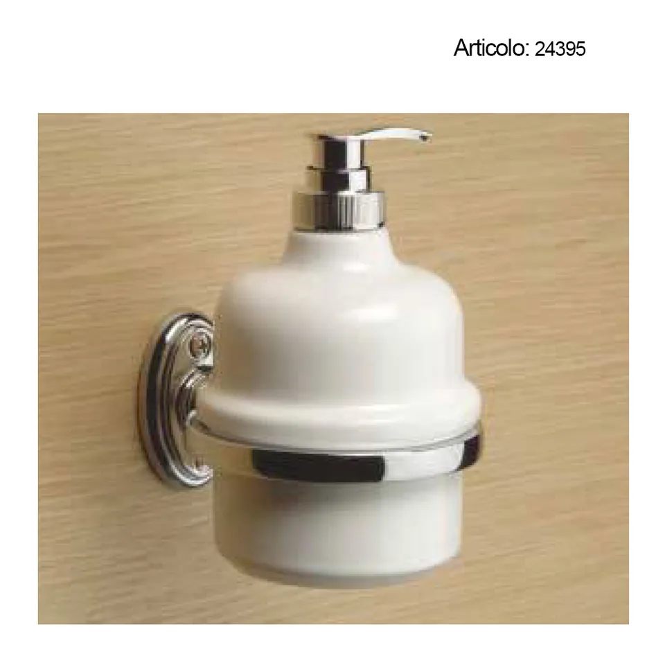 Spinardi Sissi Dispenser Bagno Pomello Bianco