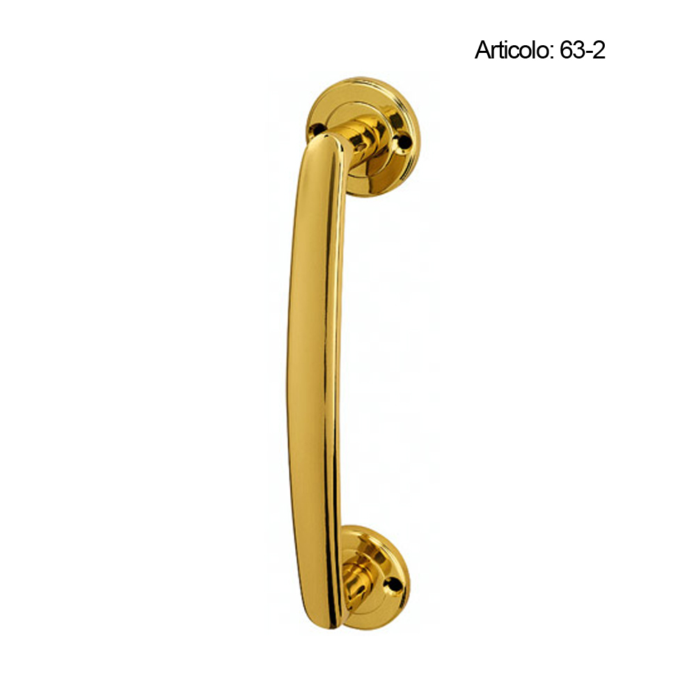 Spinardi 13-02 Maniglia per porta su placca rosetta