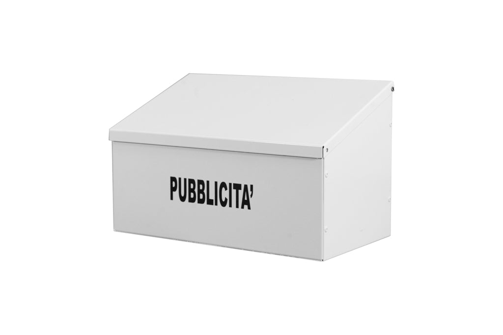 BOXOB Eternity 883 porta pubblicità esterno bianco antipioggia