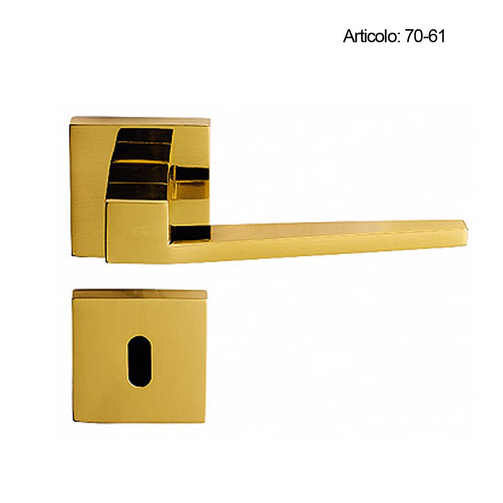 Spinardi 80-61 Maniglia Ottone Rosetta