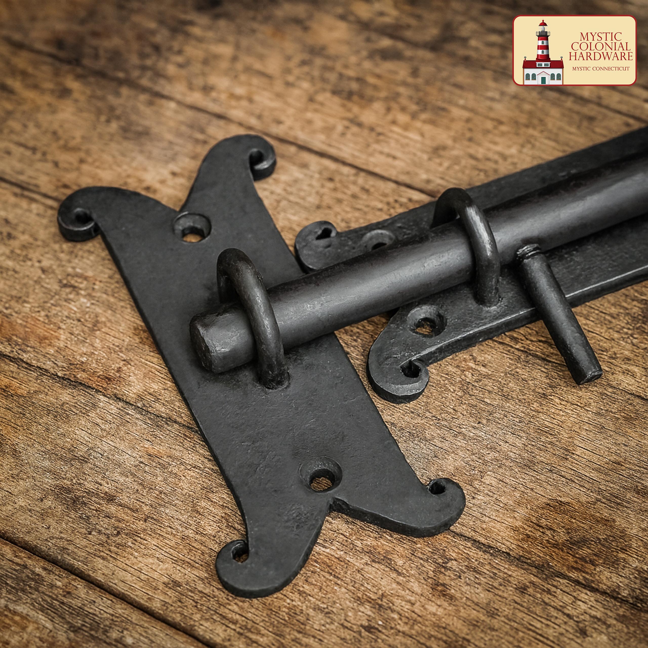 Mystic Colonial Hardware Chiavistello 22 cm Porta Ferro Battuto