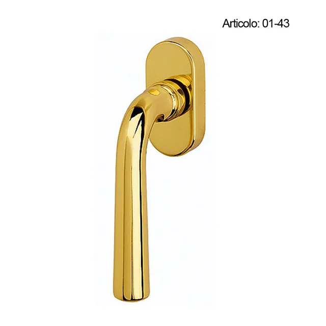 Maniglia Spinardi 01-43 per placca e rosetta