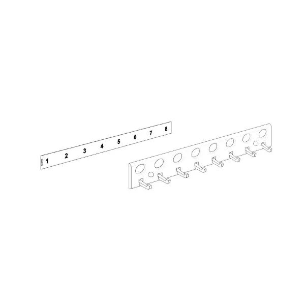 Silmec 40-905 fascia portachiavi ABS grigia per SB2