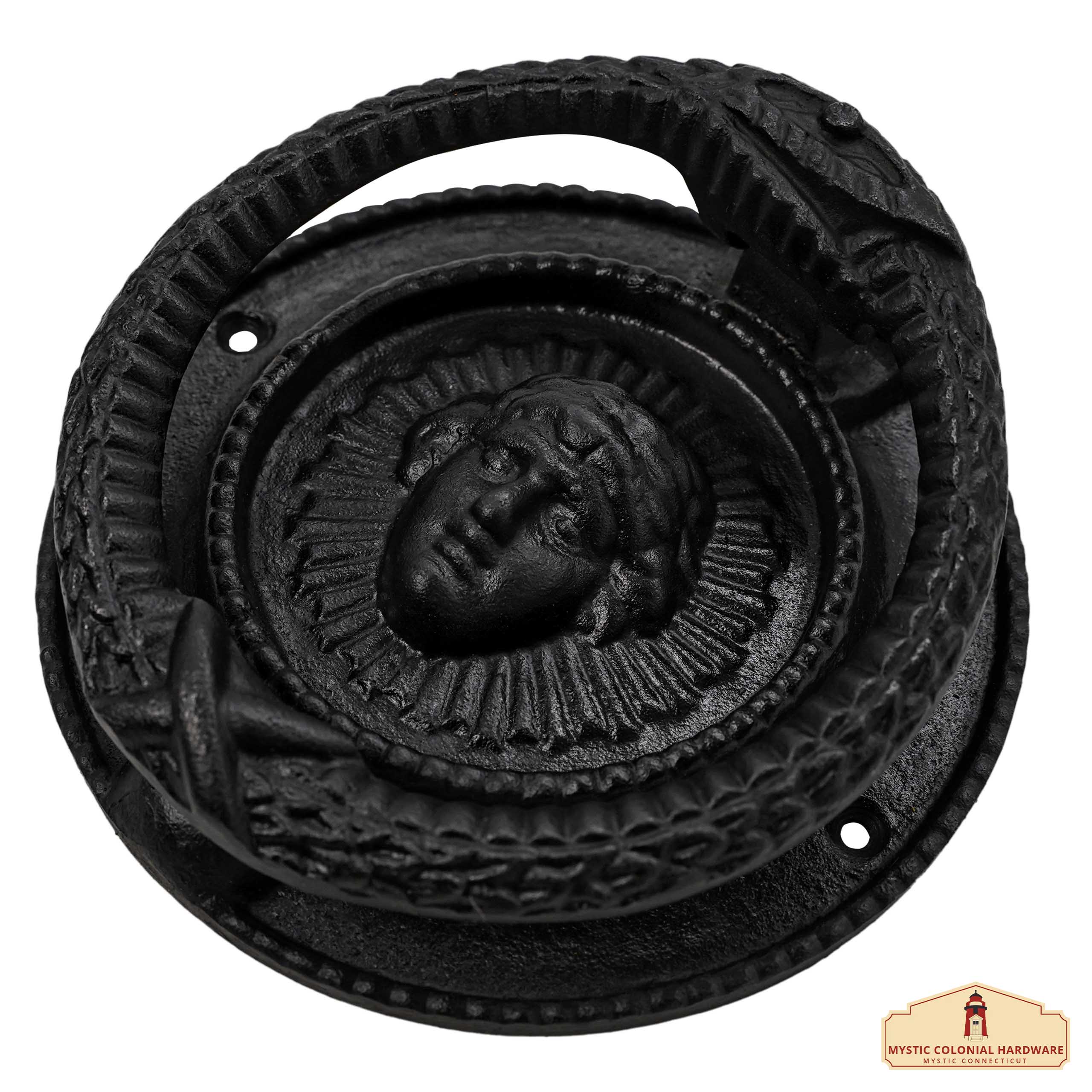 Mystic Colonial Hardware Medusa battente porta ferro 14 cm