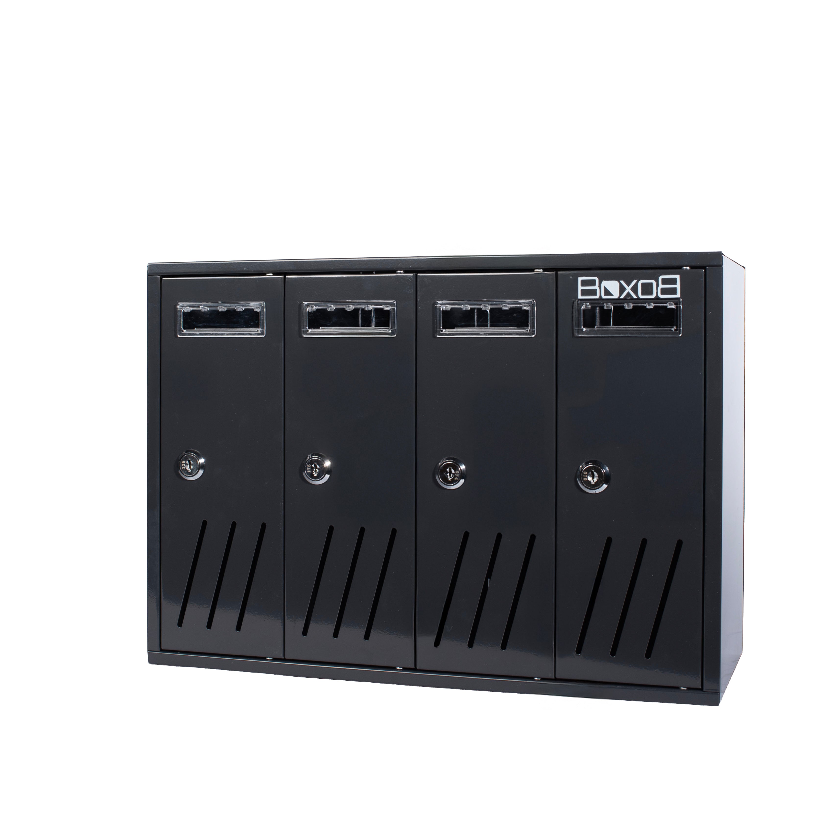Boxob Serenity 800 cassetta postale interno nero antiruggine