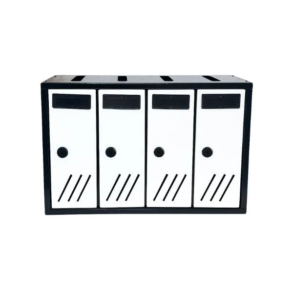 BOXOB Serenity 993 Cassetta Postale Interno Nero/Bianco Sicura
