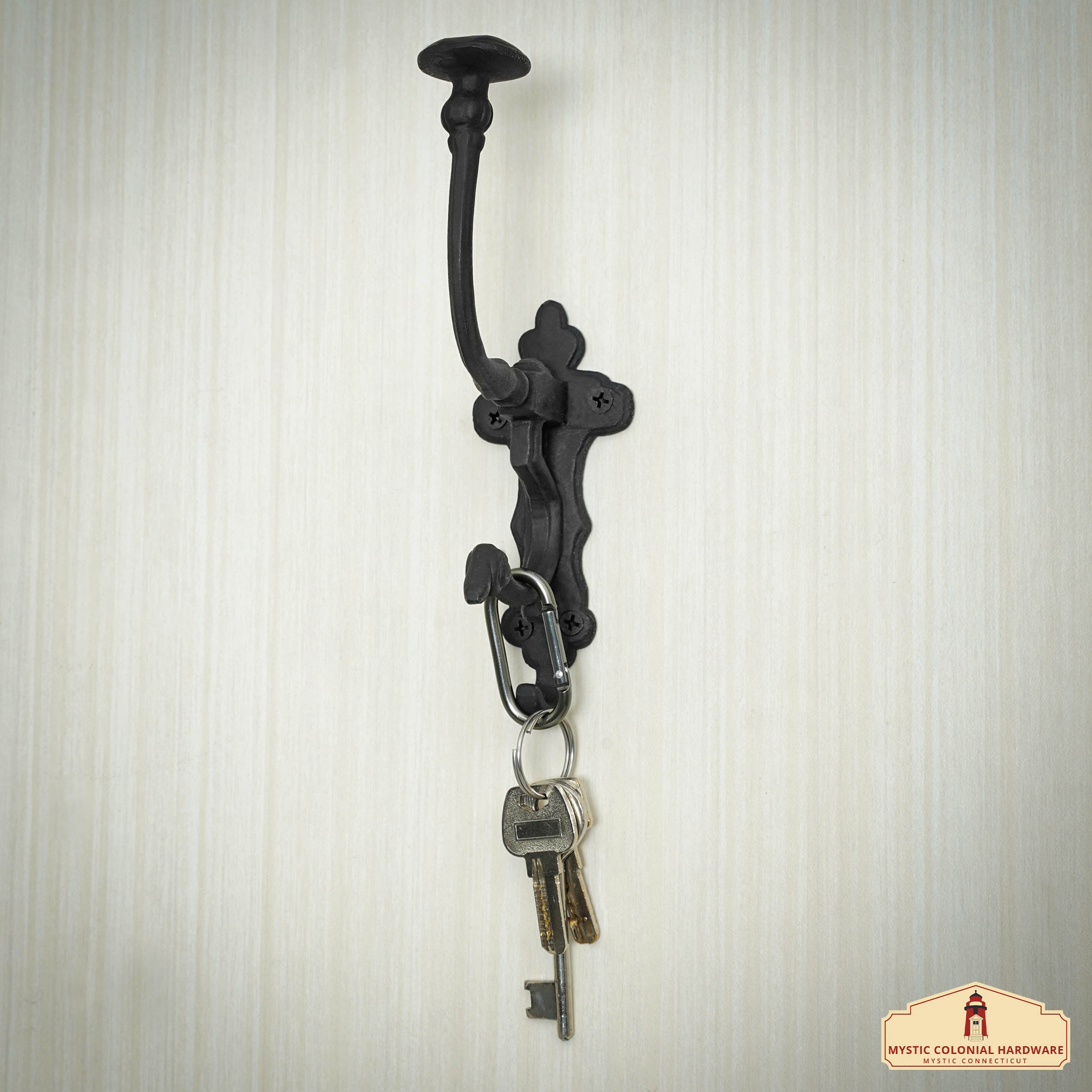 Mystic Colonial Hardware ganci parete ghisa set 2 pezzi 19,4 cm