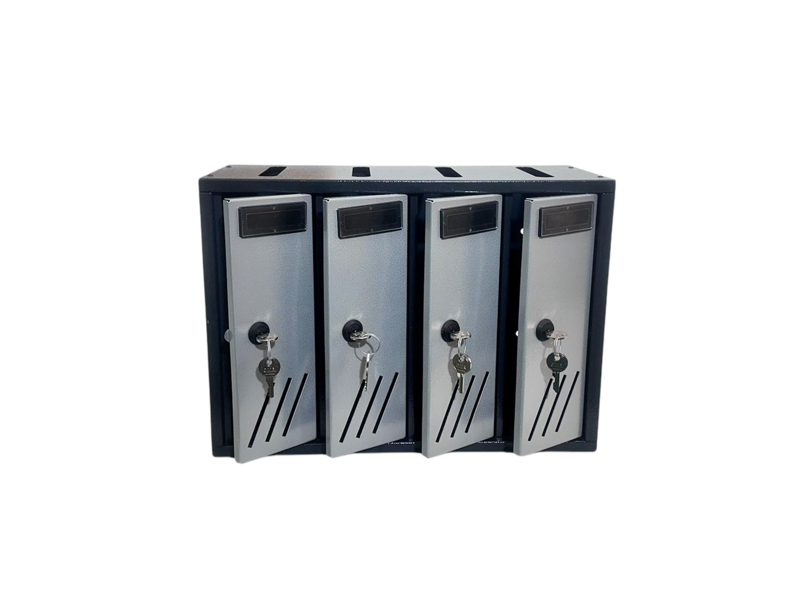 BOXOB Serenity 993 Cassetta Postale Interno Nero/Grigio Sicura