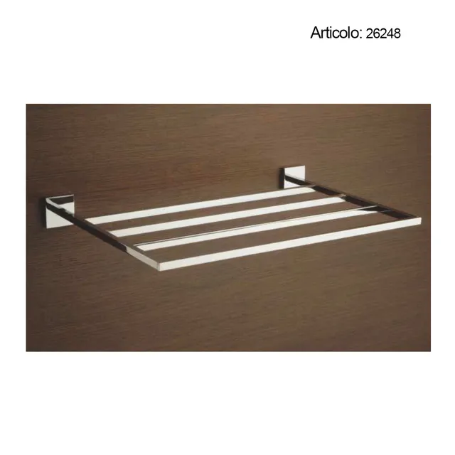 Spinardi portasalviette bagno ottone cromato