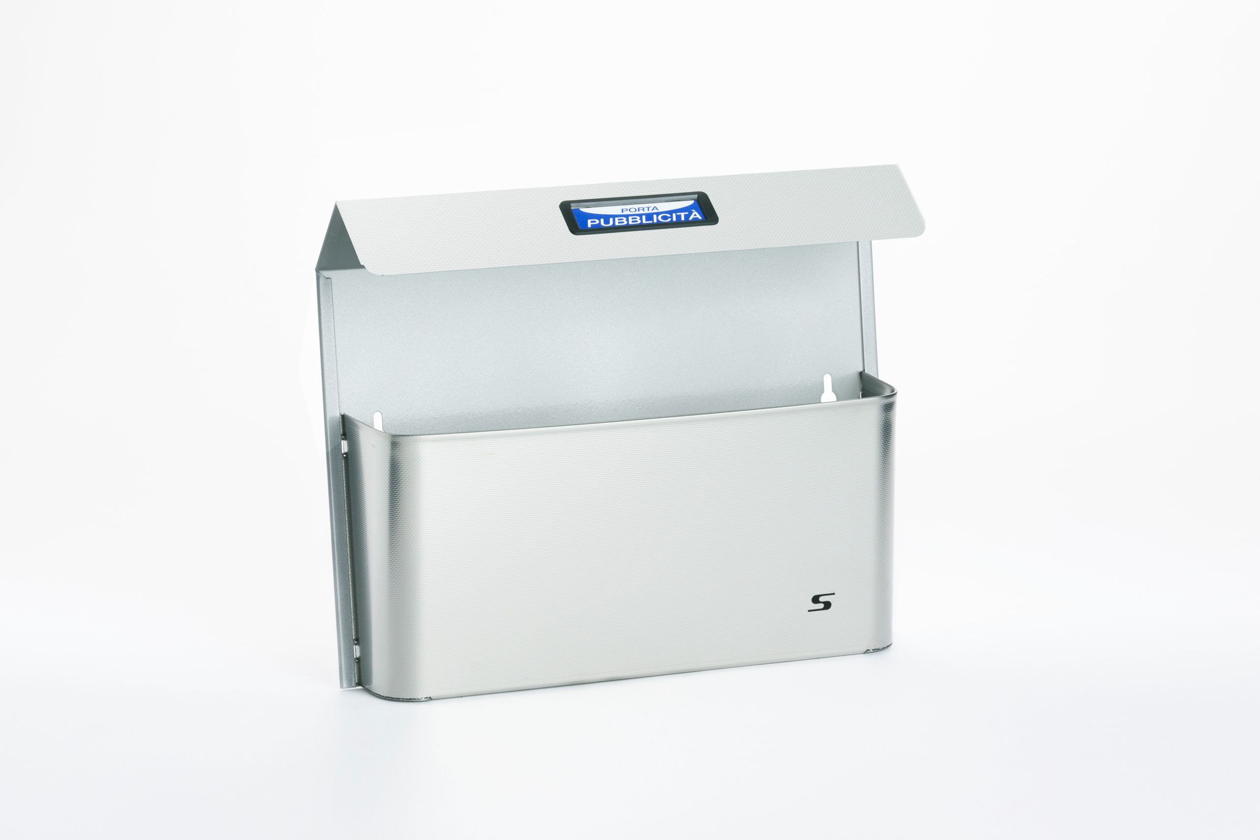 Silmec Bimetal porta pubblicità con tetto in acciaio inox