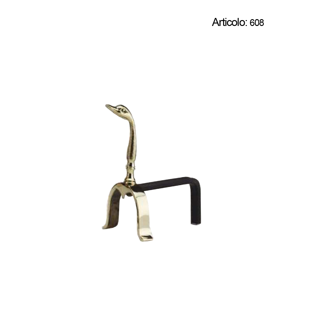 Spinardi 34 set attrezzi camino cigni ottone 880 mm
