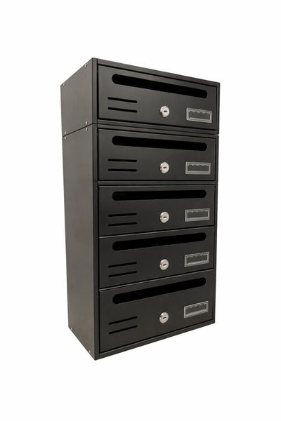 BOXOB Domus 700 cassetta postale interna nera 1 scomparto