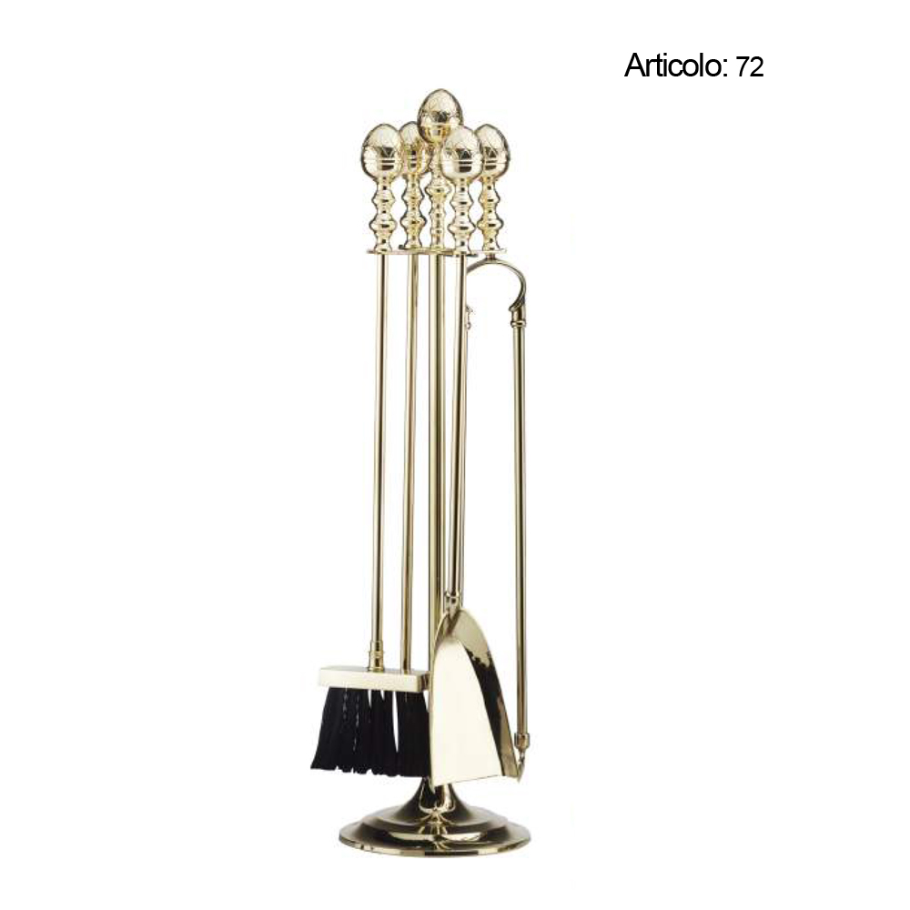 Spinardi 62 alari camino pigna 230 mm