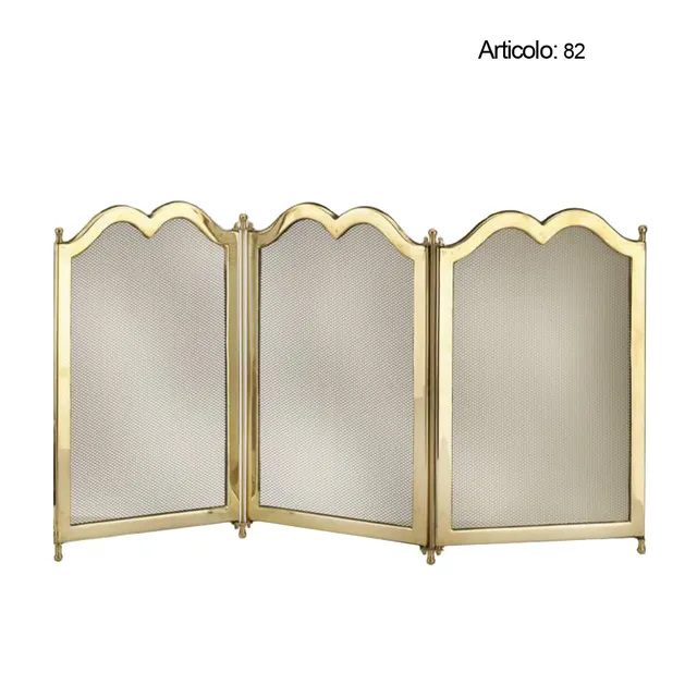 Spinardi 82 parascintille camino ottone