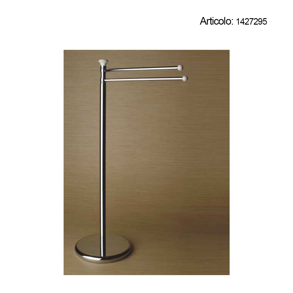 Spinardi Sissi piantana bagno in ottone cromato