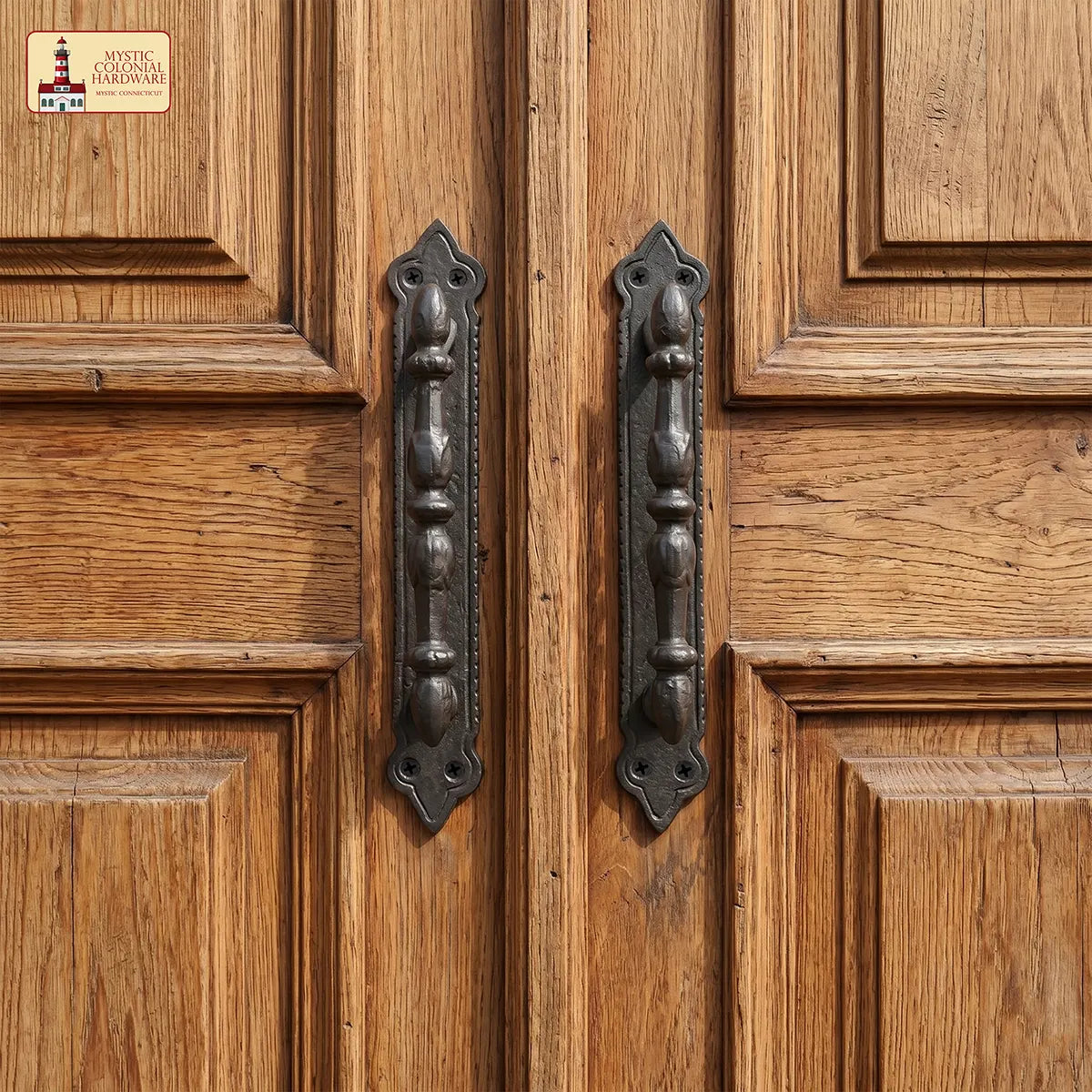 Mystic Colonial Hardware Maniglia Porta Ghisa Nera Vittoriana
