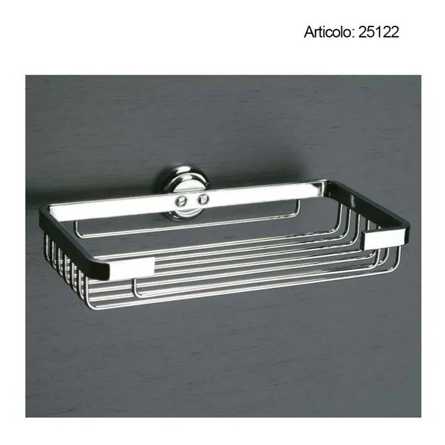 Spinardi Portaspugna accessorio bagno ottone cromato