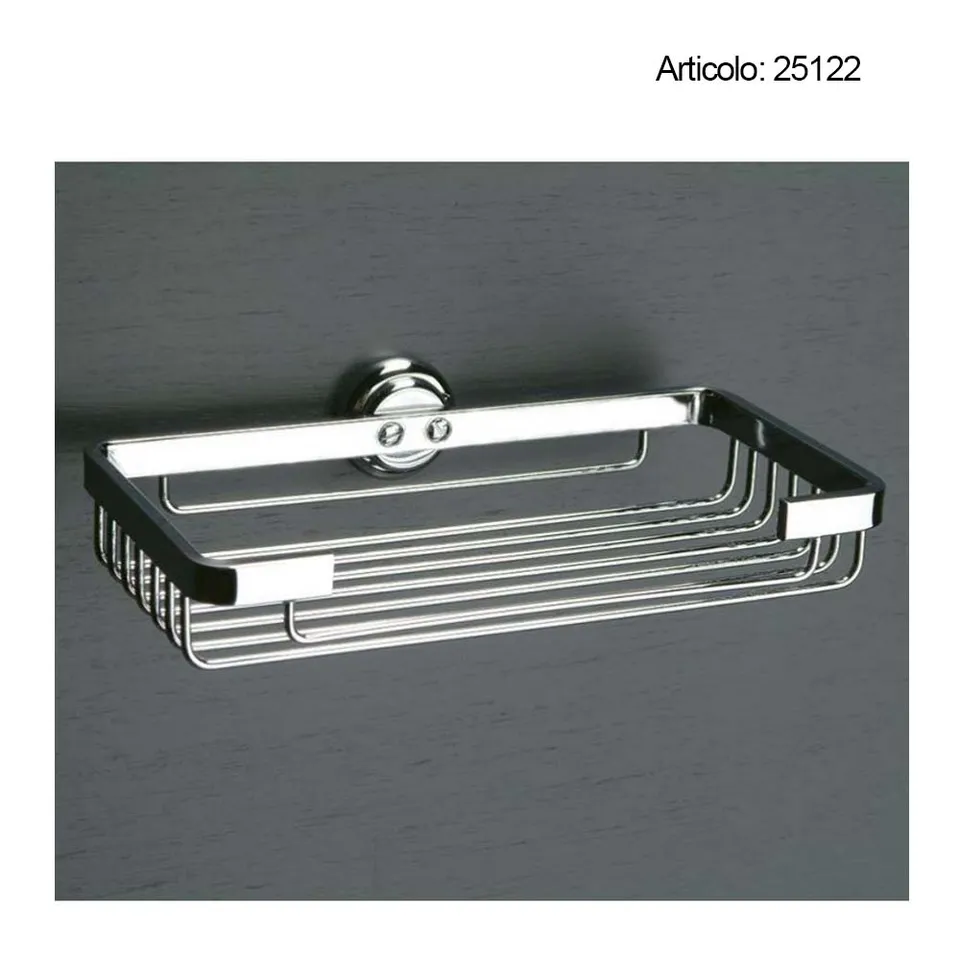 Spinardi Portaspugna accessorio bagno ottone cromato