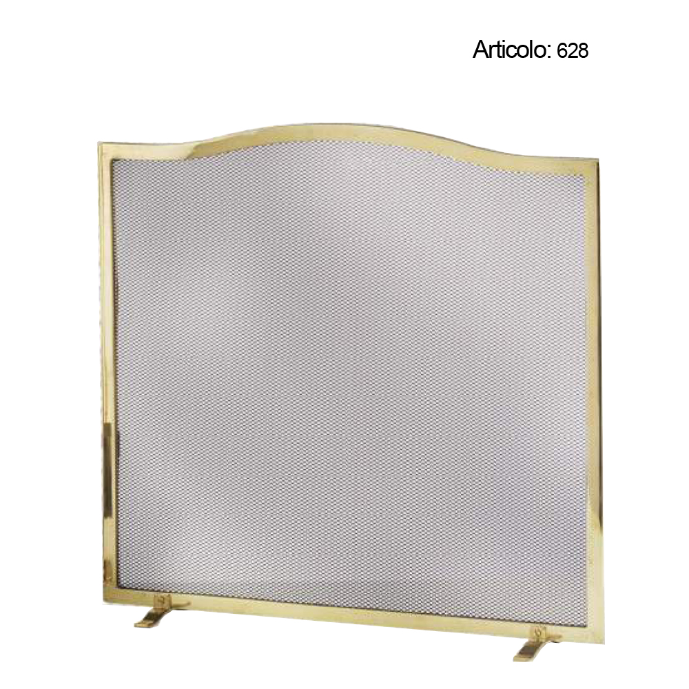Spinardi 628 parascintille camino ottone 500 mm