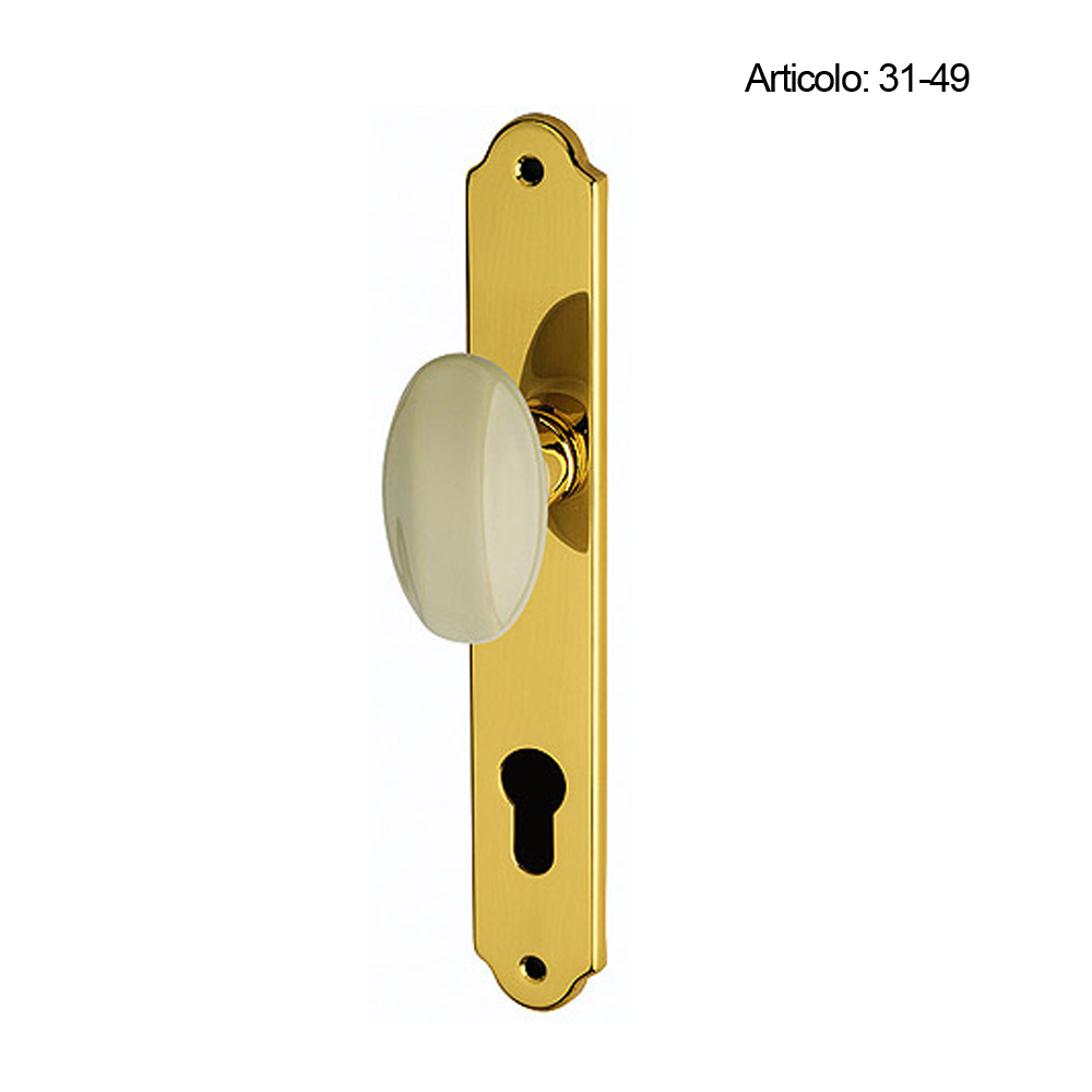 Spinardi 10-49 maniglia per porta su rosetta