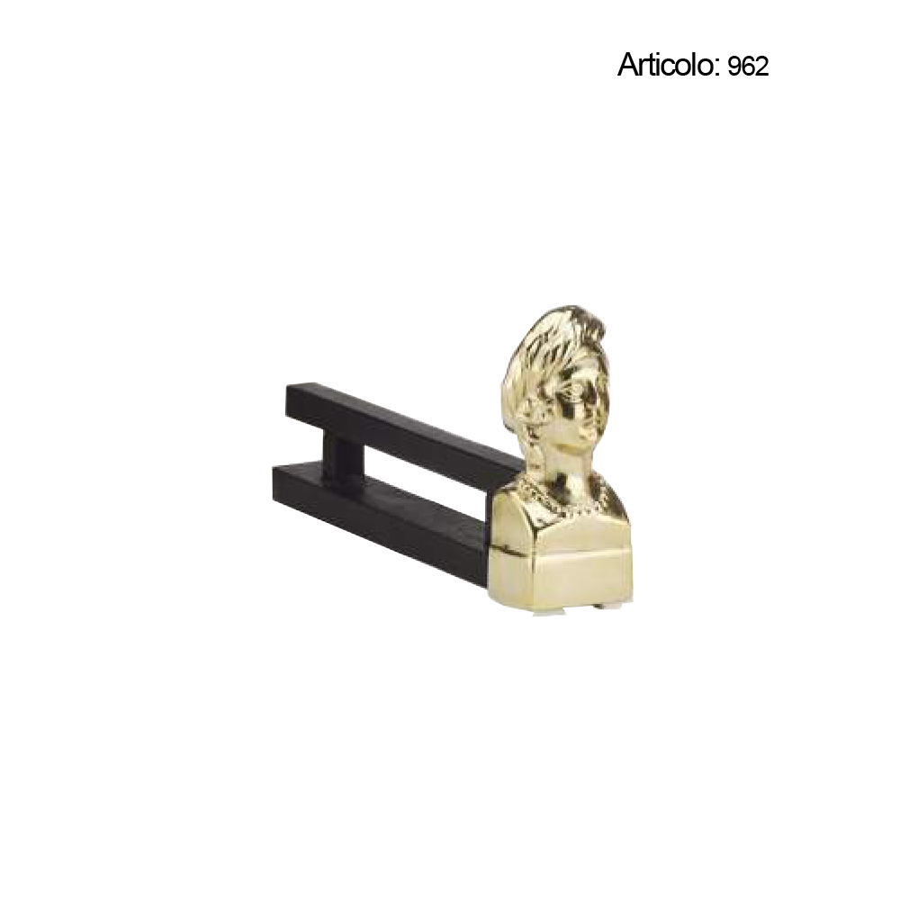 Spinardi 962 alare camino ottone dama 170 mm