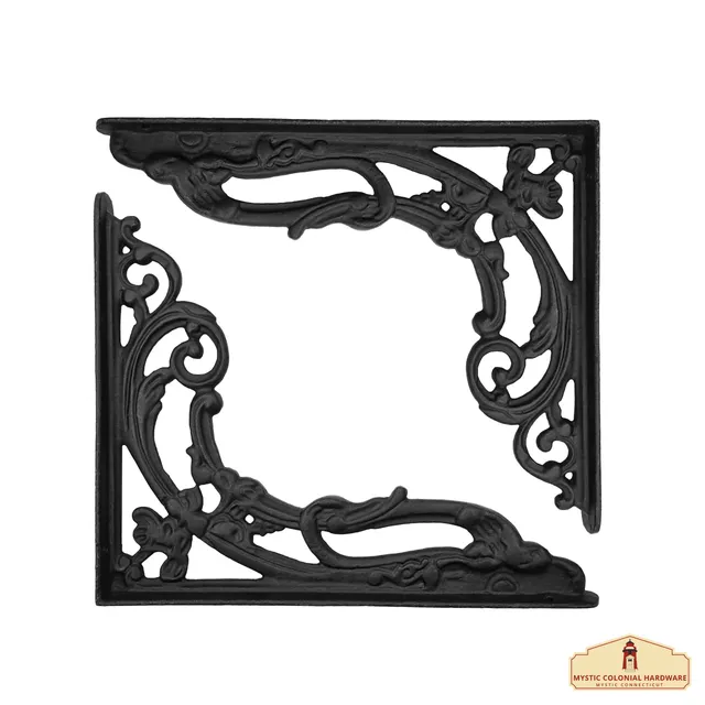 Mystic Colonial Hardware Reggimensola 23x19 cm Coppia Ferro