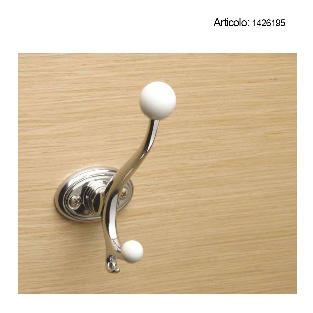 Spinardi Sissi portasalviette cromato bianco