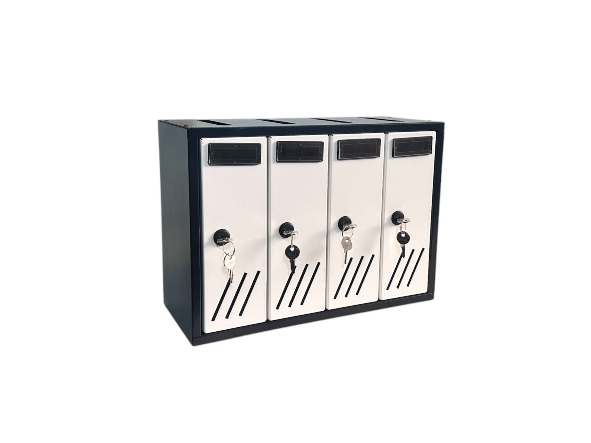 BOXOB Serenity 993 Cassetta Postale Interno Nero/Bianco Sicura