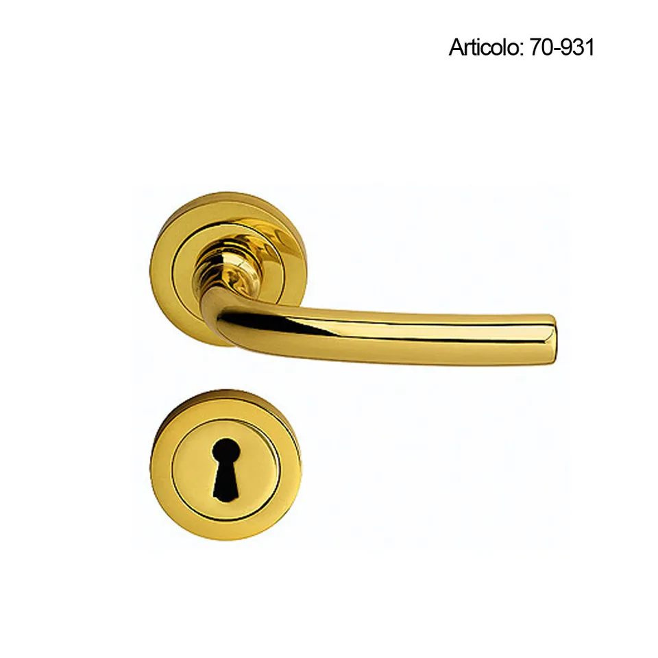Spinardi 70-931 maniglia su placca e rosetta