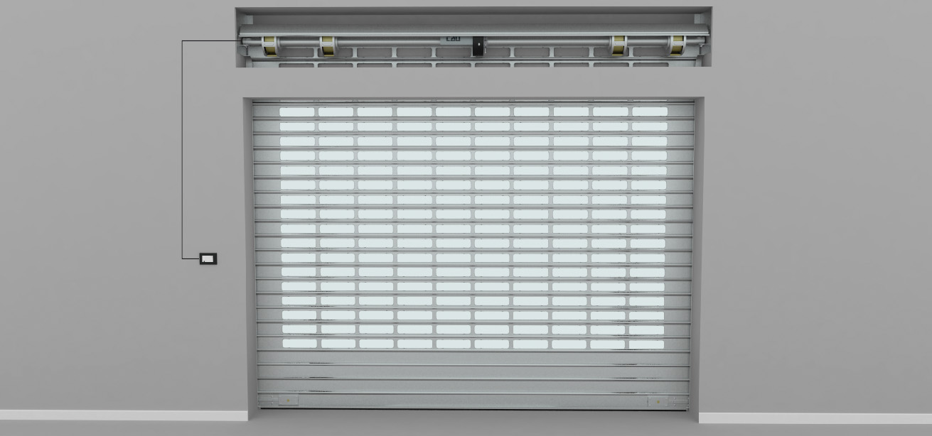 TAU T-WIN motore centrale per serrande fino 320 kg