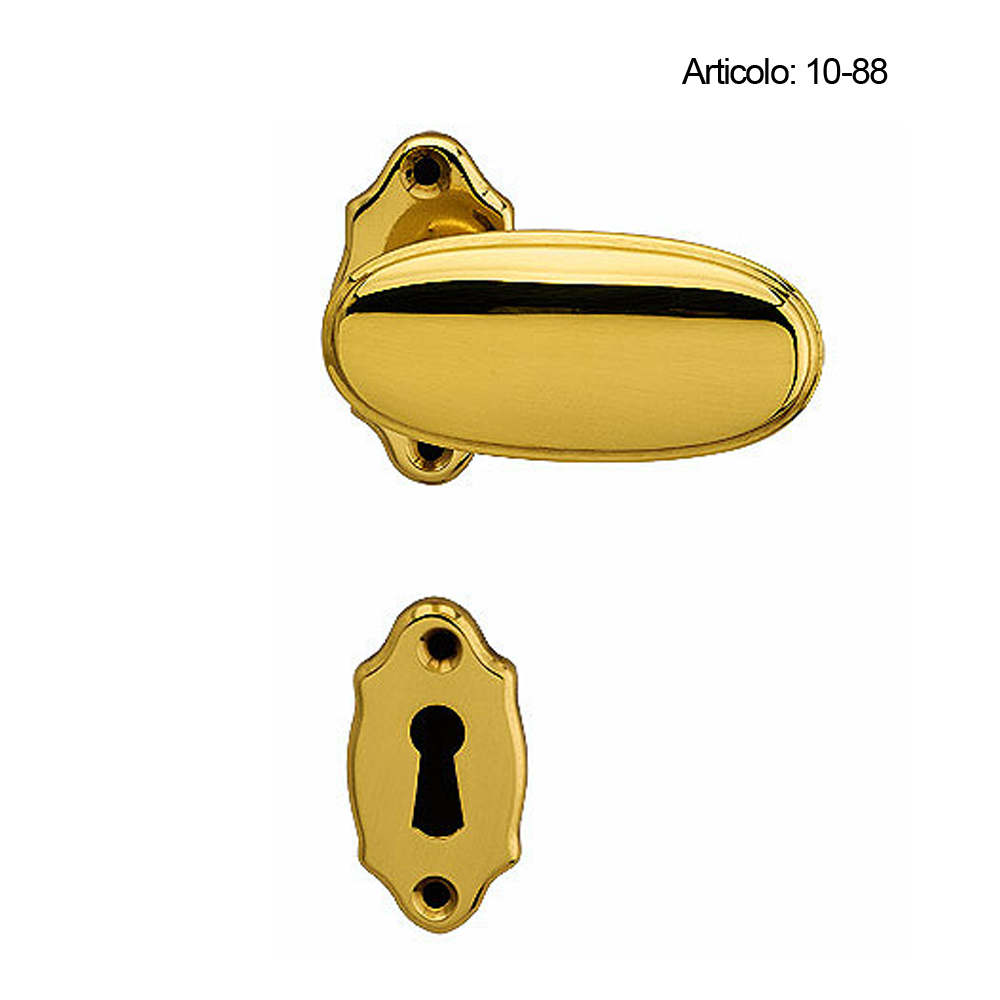 Spinardi 80-88 maniglia porta placca rosetta