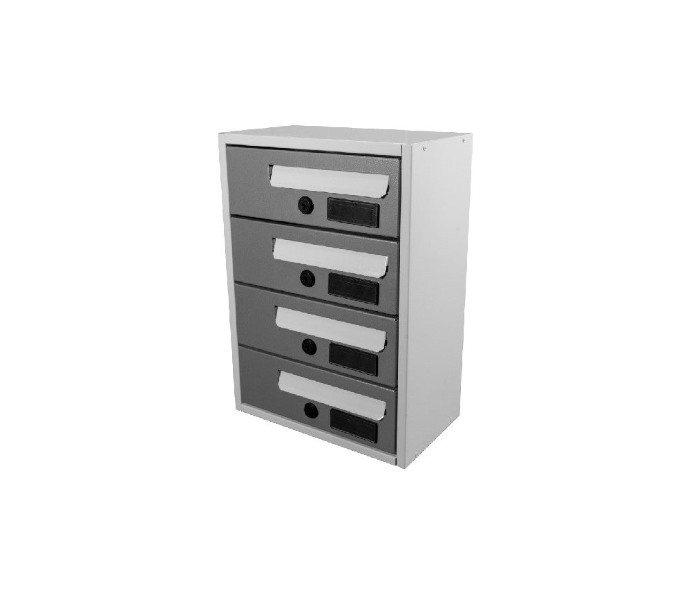 BOXOB Imperium 983 Cassetta Postale Esterno 1 Posto Bianco/Grigio