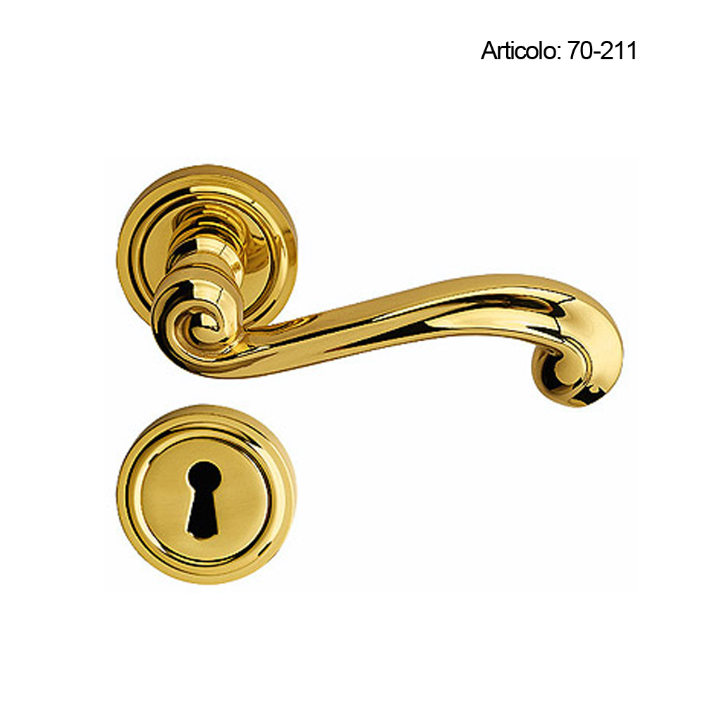Spinardi 01-211 maniglia su placca o rosetta