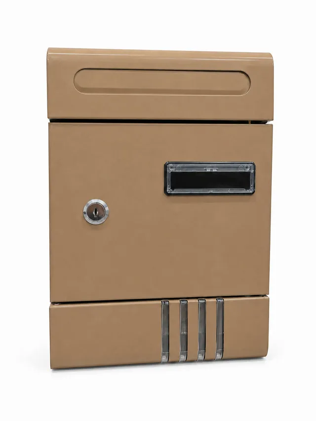 Boxob Luxury cassetta postale esterno bronzo 1 scomparto