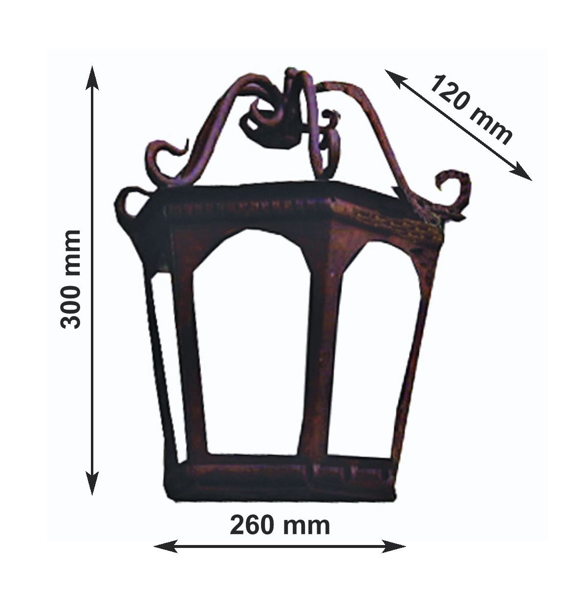 Spinardi Lampada da Parete Vetro Trasparente 40W