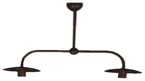Spinardi Lampadario 2 Luci 2x Max 60W 230V