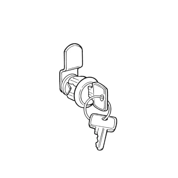 Silmec 90-011 serratura ricambio cromata 11 mm