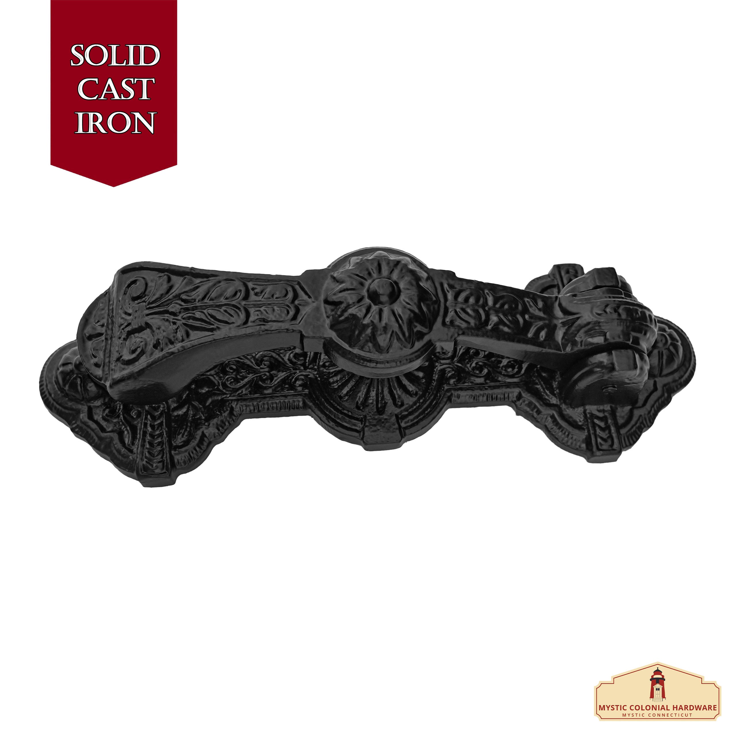 Mystic Colonial Hardware battente porta ferro battuto nero 25 cm