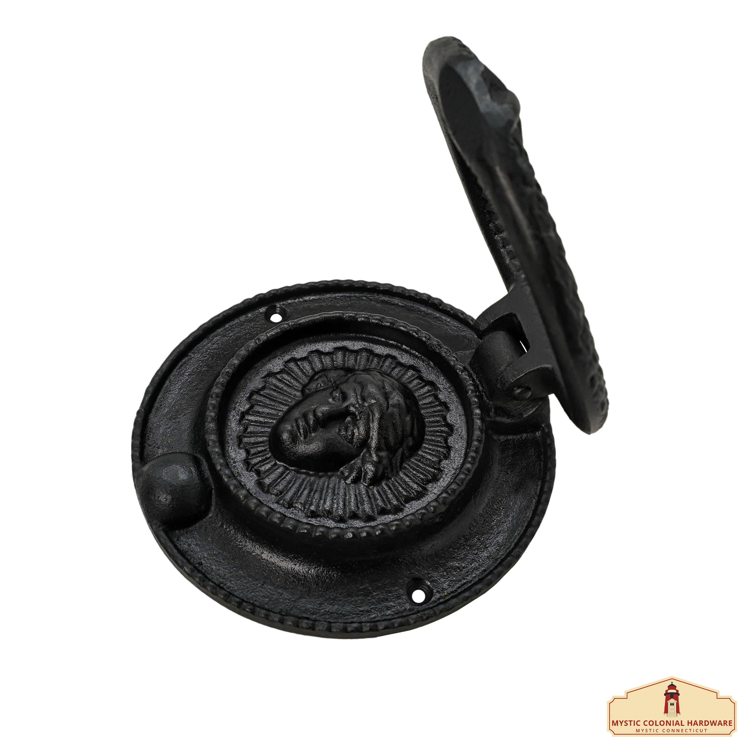 Mystic Colonial Hardware Medusa battente porta ferro 14 cm