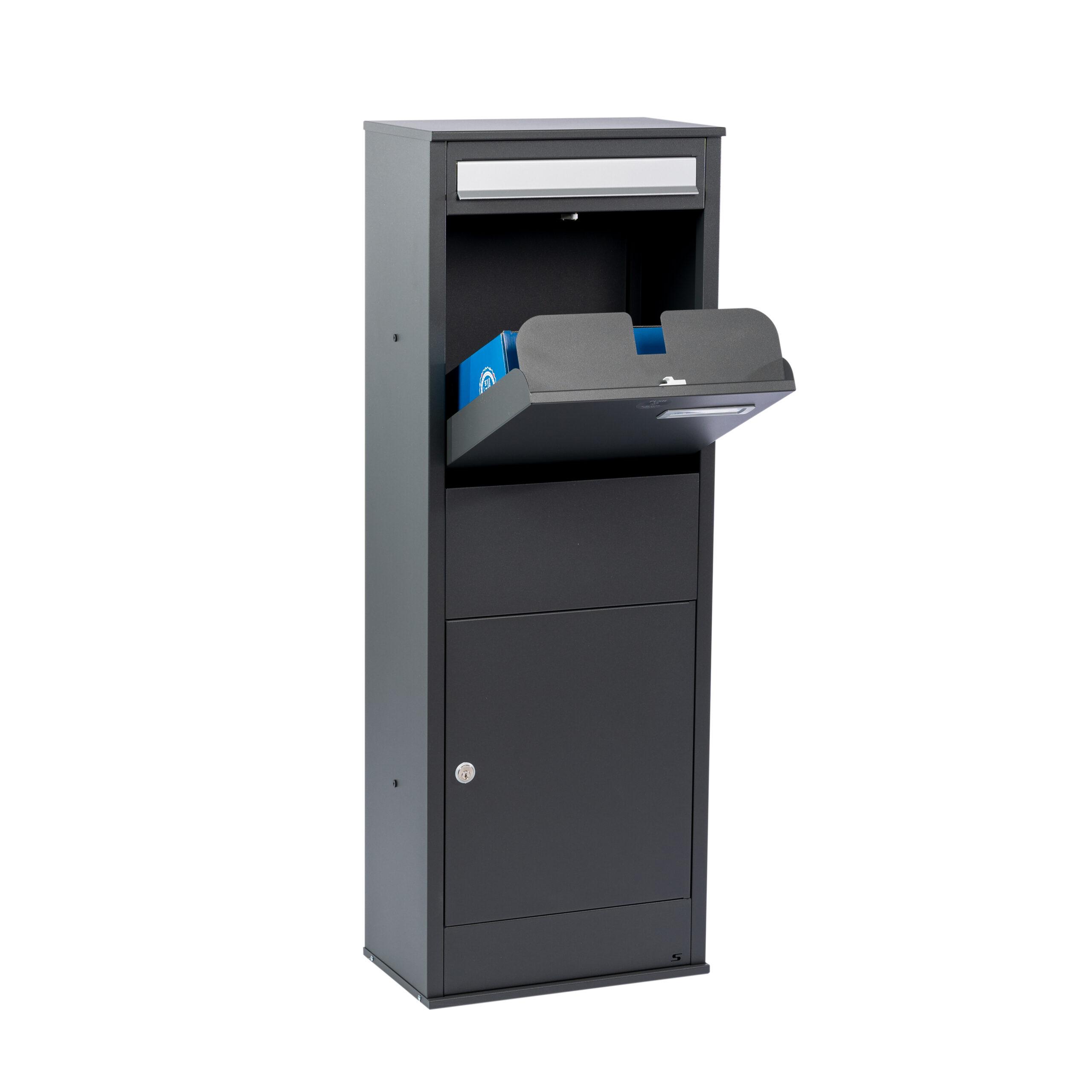 Silmec S-Butler cassetta pacchi grigio ferro esterno