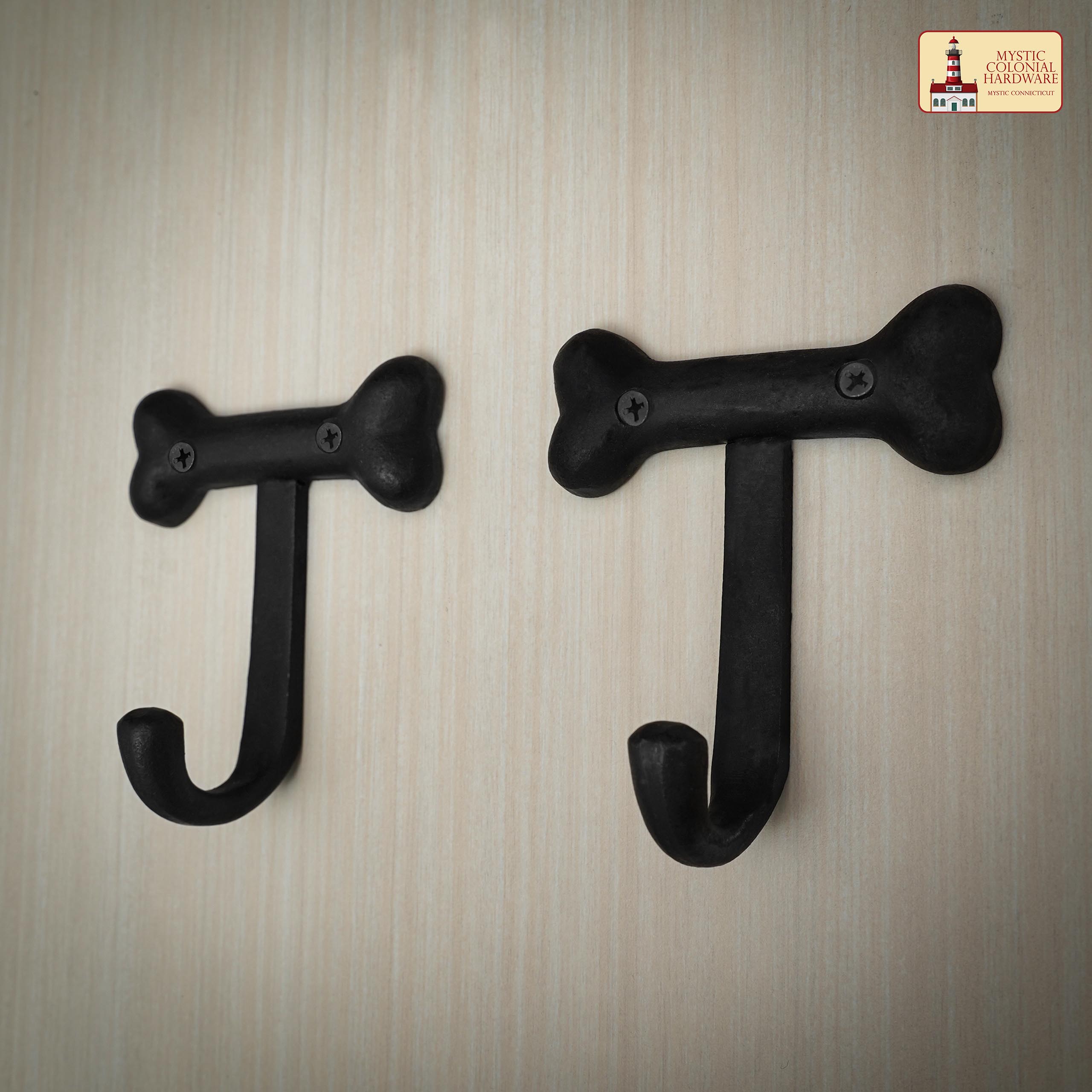 Mystic Colonial Hooks ganci parete ferro set 2 pezzi