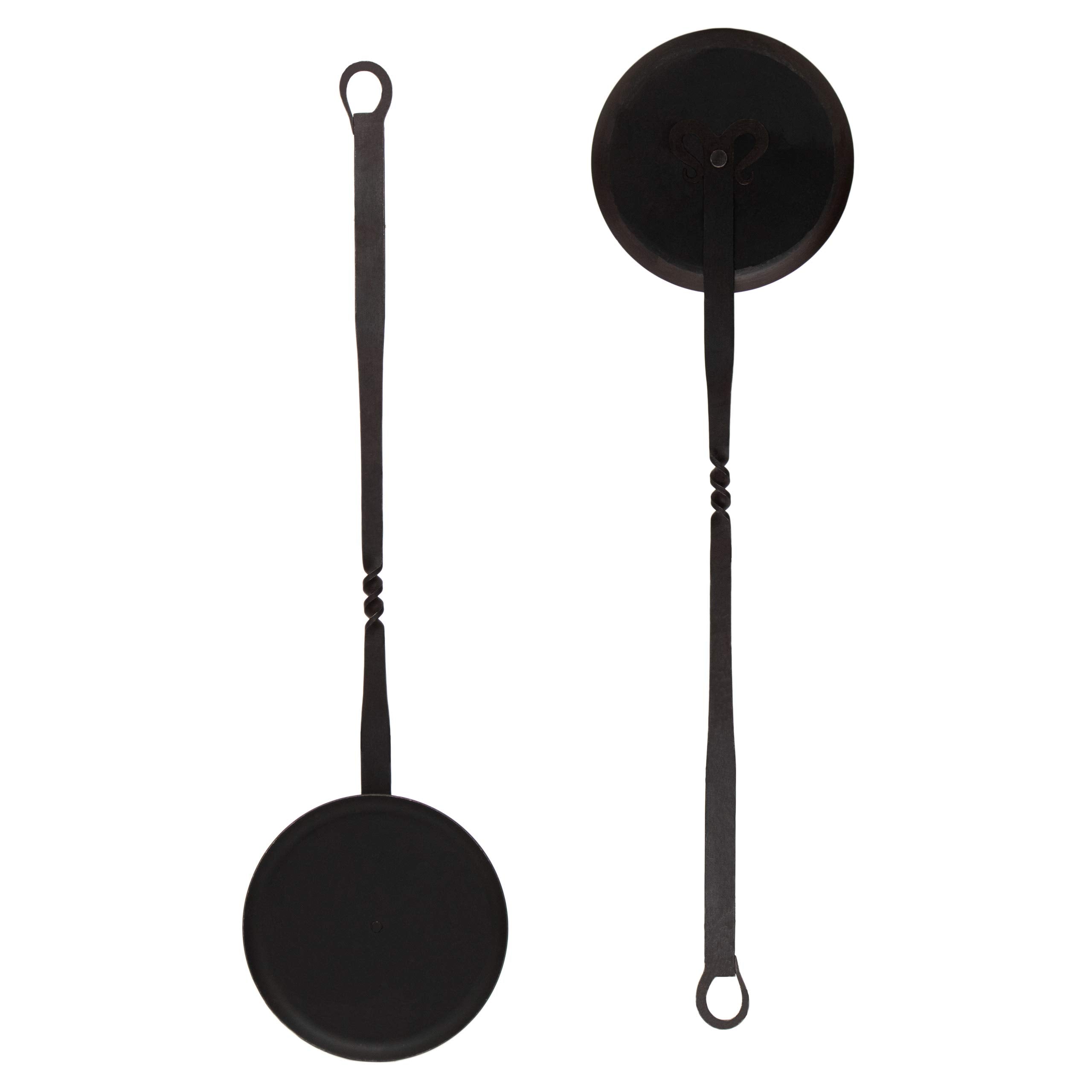 Mystic Colonial Hardware Medieval padella ferro manico lungo