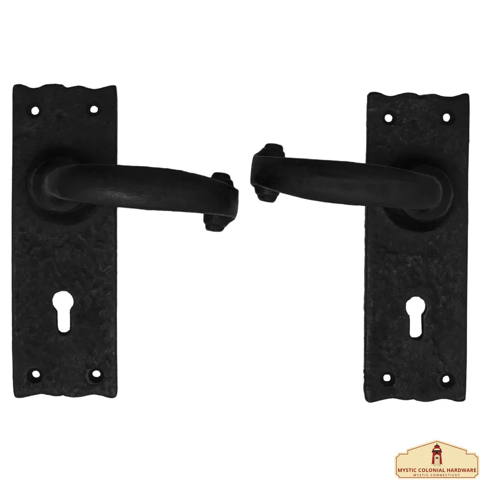 Mystic Colonial Hardware Portofino Maniglia Porta Ferro 15x5cm