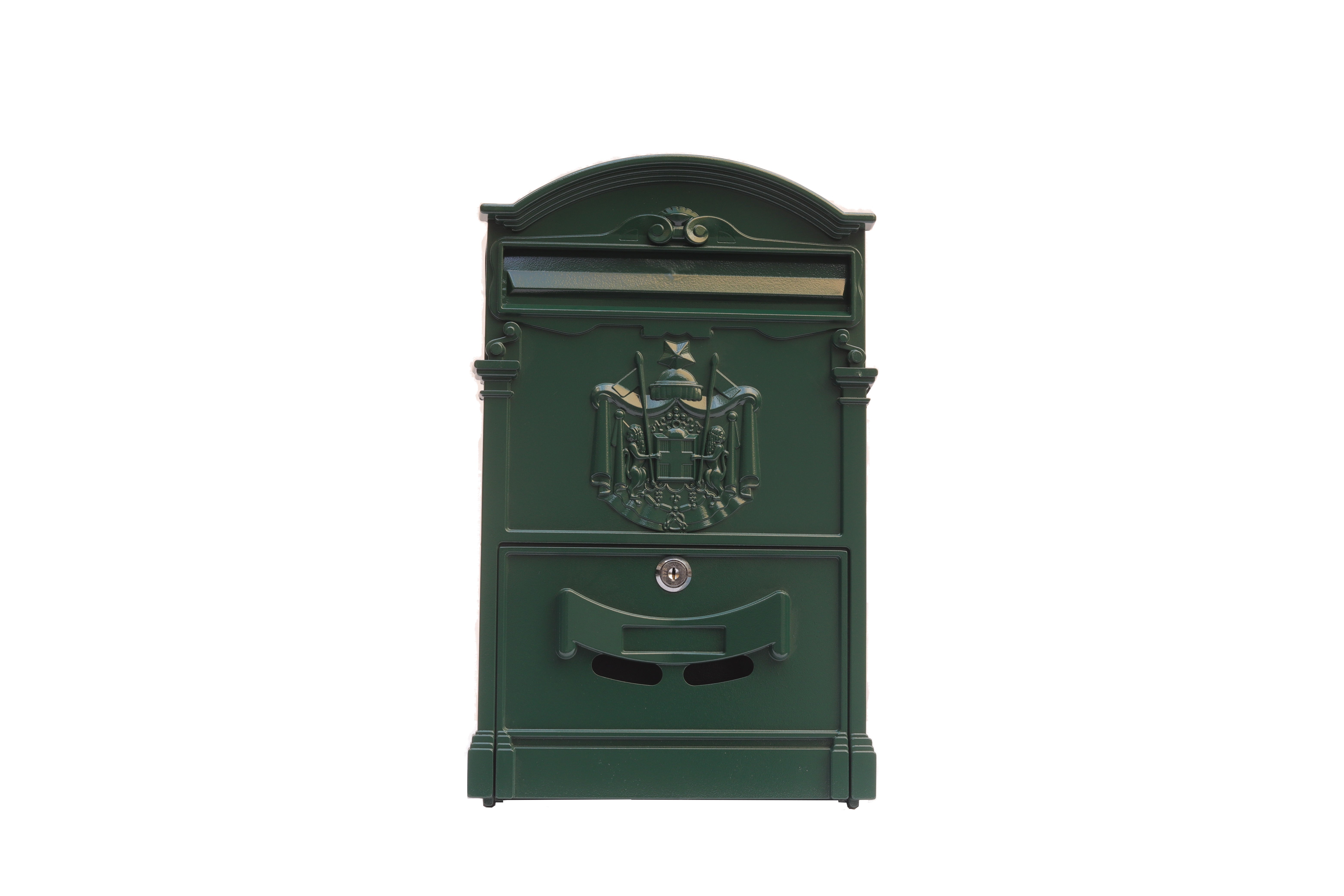 BOXOB Regia 994 cassetta postale in alluminio verde esterno