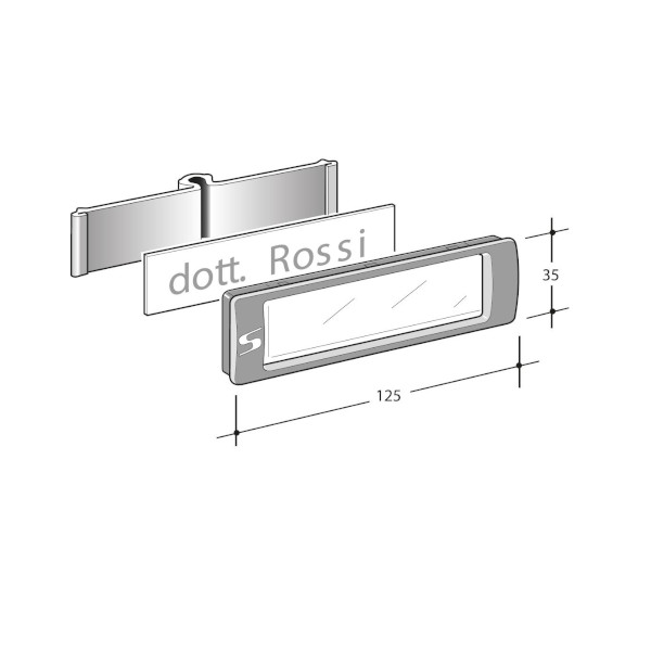 Silmec Open Air 400 90-028 kit portanome 113x25 mm